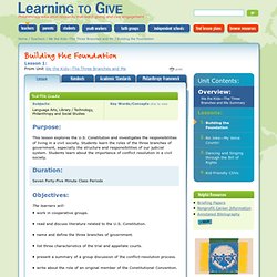 Lesson Plan - Building the Foundation