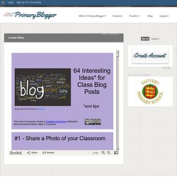 Lesson Ideas › PrimaryBlogger