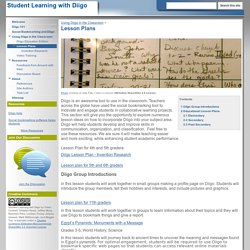 Lesson Plans - Student Learning with Diigo