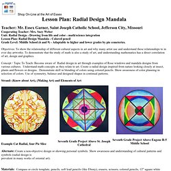 Lesson Plan Radial Design Mandala