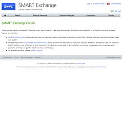 Lesson plans and resources for your SMART Board - SMART Exchange
