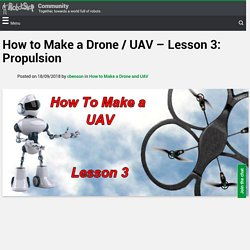 How to Make a Drone / UAV – Lesson