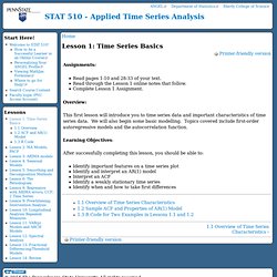 STAT 510 - Applied Time Series Analysis