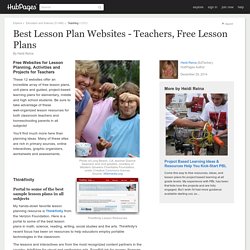 Best Lesson Plan Websites - Teachers, Free Lesson Plans