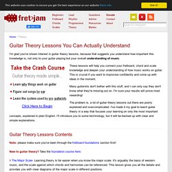 Guitar Theory Lessons You Can Actually Understand