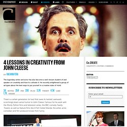 4 Lessons In Creativity From John Cleese