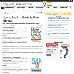 How to Read 31 Books in Four Minutes