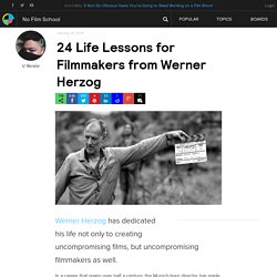 24 Life Lessons for Filmmakers from Werner Herzog
