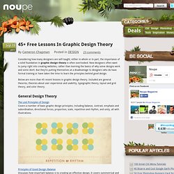 45+ Free Lessons In Graphic Design Theory