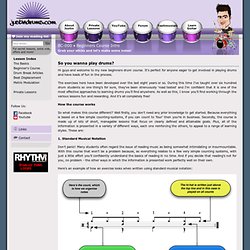 Free drum lessons - justindrums.com - Learn how to play Drums free here!