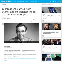 10 life lessons from 'Mister Rogers' Neighborhood'