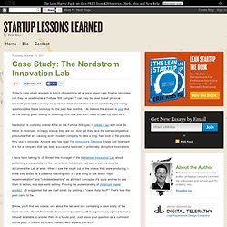 Case Study: The Nordstrom Innovation Lab