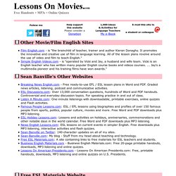 Lessons On Movies.com: Links