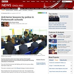 Anti-terror lessons by police in Portsmouth schools