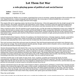 Let Them Eat War