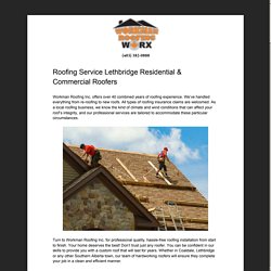 Roofing Service Lethbridge Residential & Commercial Roofers.pdf