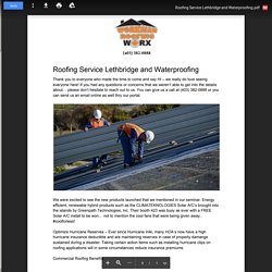 Roofing Service Lethbridge and Waterproofing.pdf
