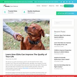 Get an ESA Letter And Improve The Quality of Your Life