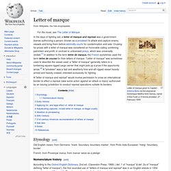 Letter of marque