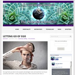 Letting Go Of Ego