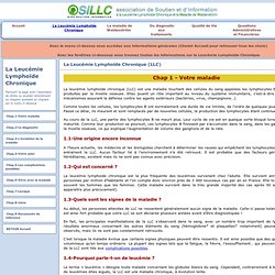 La Leucémie Lymphoïde Chronique (LLC) - SILLC