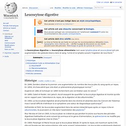 Leucocytose digestive