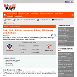 Nhận định, Soi kèo Levante vs Bilbao, 03h00 ngày 27/2, La Liga