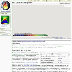 Sea Level Rise Explorer - Global Warming Art