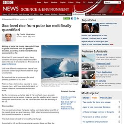 Sea-level rise from polar ice melt finally quantified