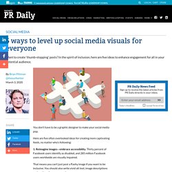 5 ways to level up social media visuals for everyone - PR Daily