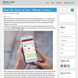 Find the level of your Xfinity service Xfinity Hotspot Login