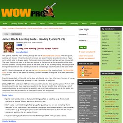 s Horde Leveling Guide - Howling Fjord (70-72