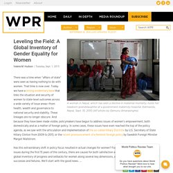 Leveling the Field: A Global Inventory of Gender Equality for Women