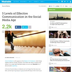 5 Levels of Effective Communication in the Social Media Age