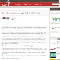 How to Leverage Backchanneling & the Long Tail of Learning