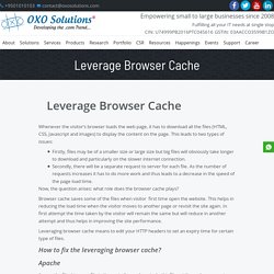 Fix Leverage Browser Cache for Images, CSS and JS – OXO Solutions®