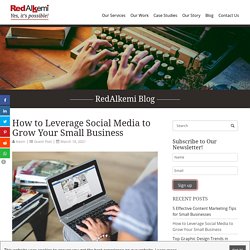 How to Leverage Social Media to Grow Your Small Business - RedAlkemi