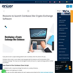 Leverage Coinbase Clone Script to build an Exchange like Coinbase