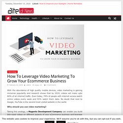 Video Marketing To Grow Ecommerce Business