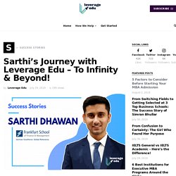 Leverage Edu Reviews - Sarthi's Journey [2019 Review]