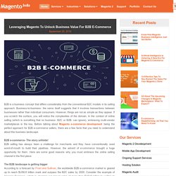 Leveraging Magento To Unlock Business Value For B2B E-Commerce