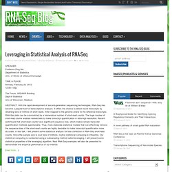 Leveraging in Statistical Analysis of RNA-Seq