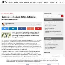 Qui sont les leveurs de fonds les plus actifs en France ?