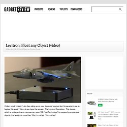 Levitron: Float any Object (video)