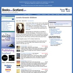 Lewis Grassic Gibbon - Books From Scotland
