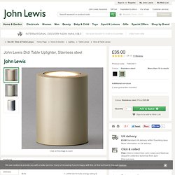 Buy John Lewis Didi Table Uplighter, Black online at JohnLewis