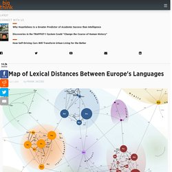 A Map of Lexical Distances Between Europe's Languages