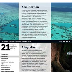 Lexique : 21 mots pour comprendre la COP21