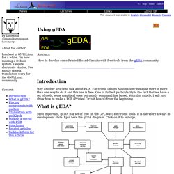 lf355, Applications: Using gEDA
