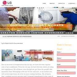 Lg Ac Repair Service Secunderabad - LG Service